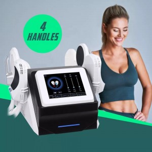 Body Slimming EMS Sculpting Machine 4 Handle